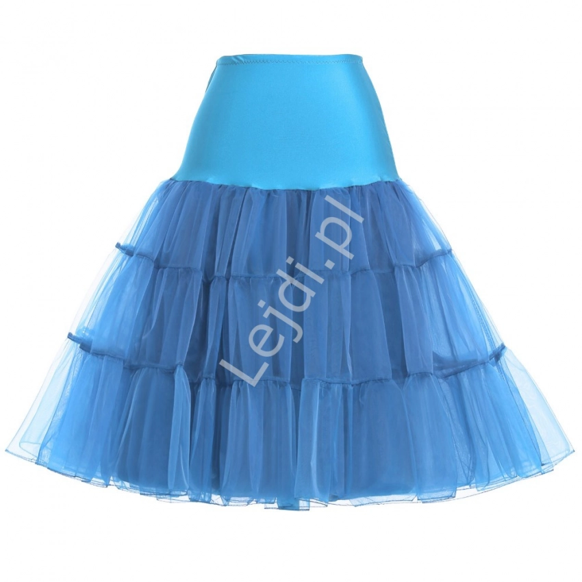 Jasno niebieska spódnica Pin-Up, halka pod sukienkę