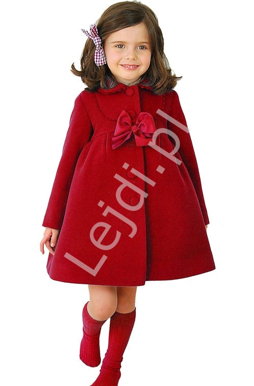 Elegancki płaszcz dla dziewczynki