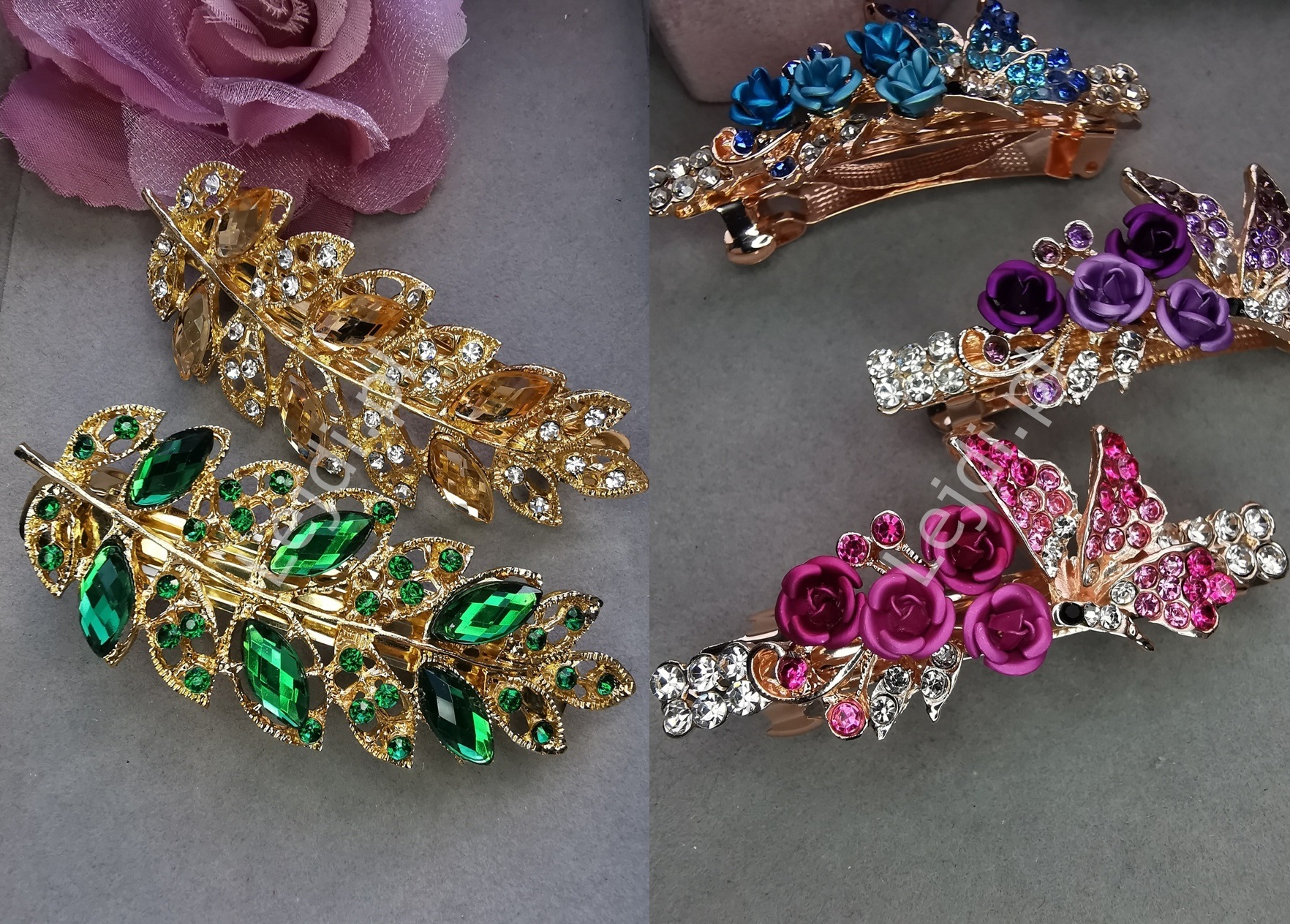 Spinki do włosów – ozdoby do włosów na wesele - LEJDI.PL