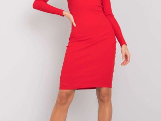 czerwona sukienka