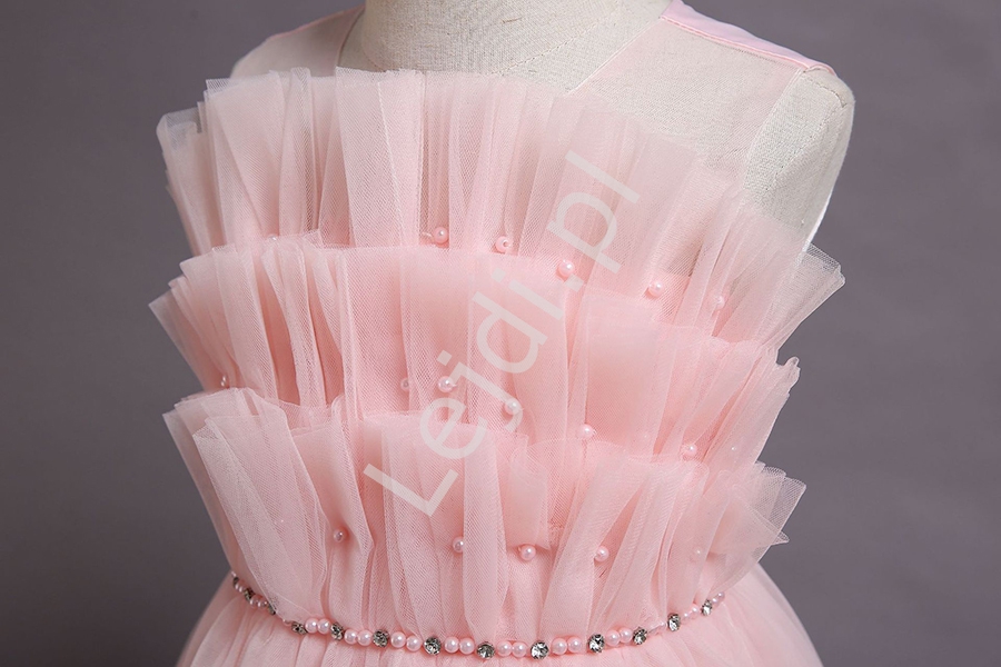 sukienka z perełkami