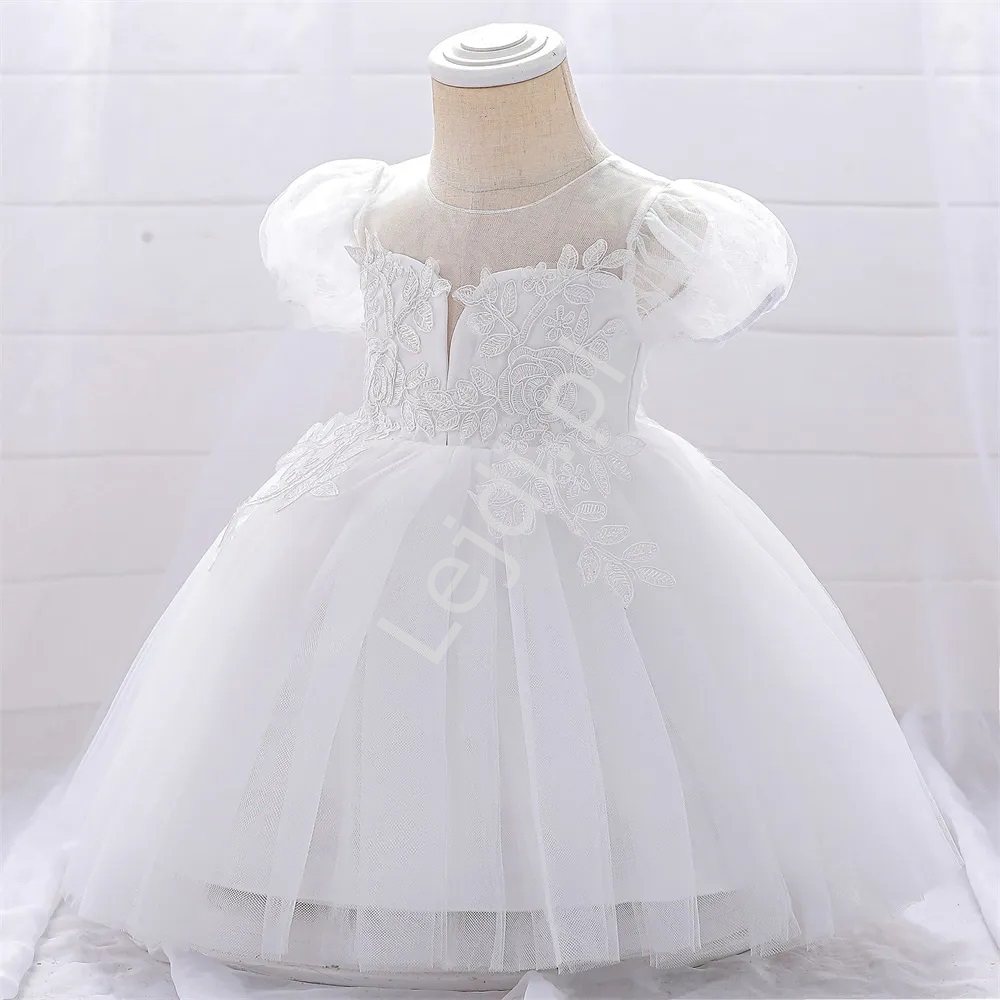 sukienka biała 98cm