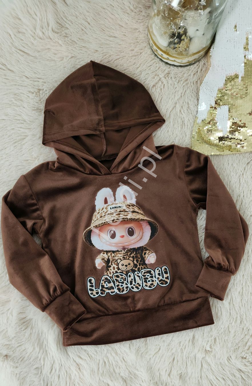 Bluza Labubu PANTERKA czekoladowa