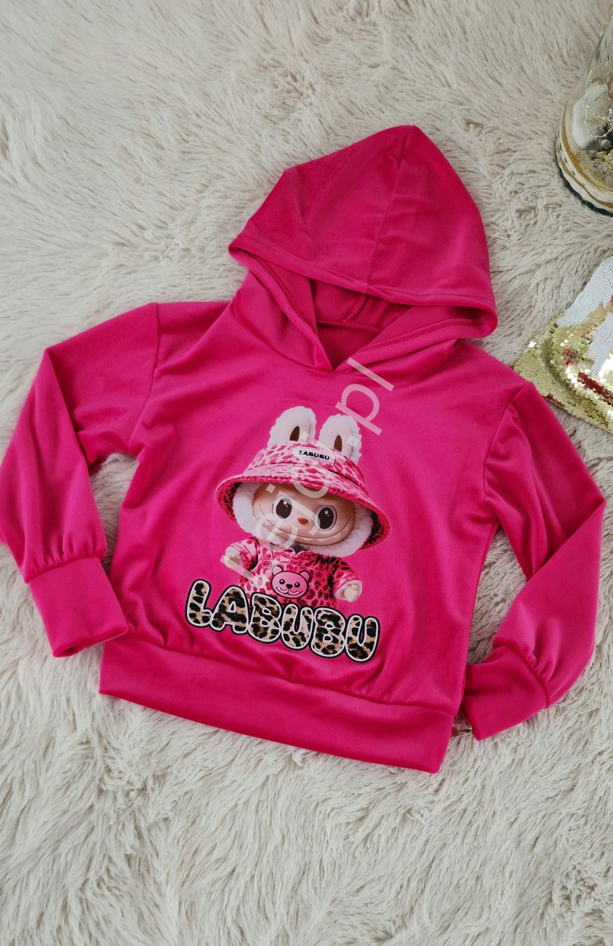 Bluza Labubu PANTERKA fuksjowa
