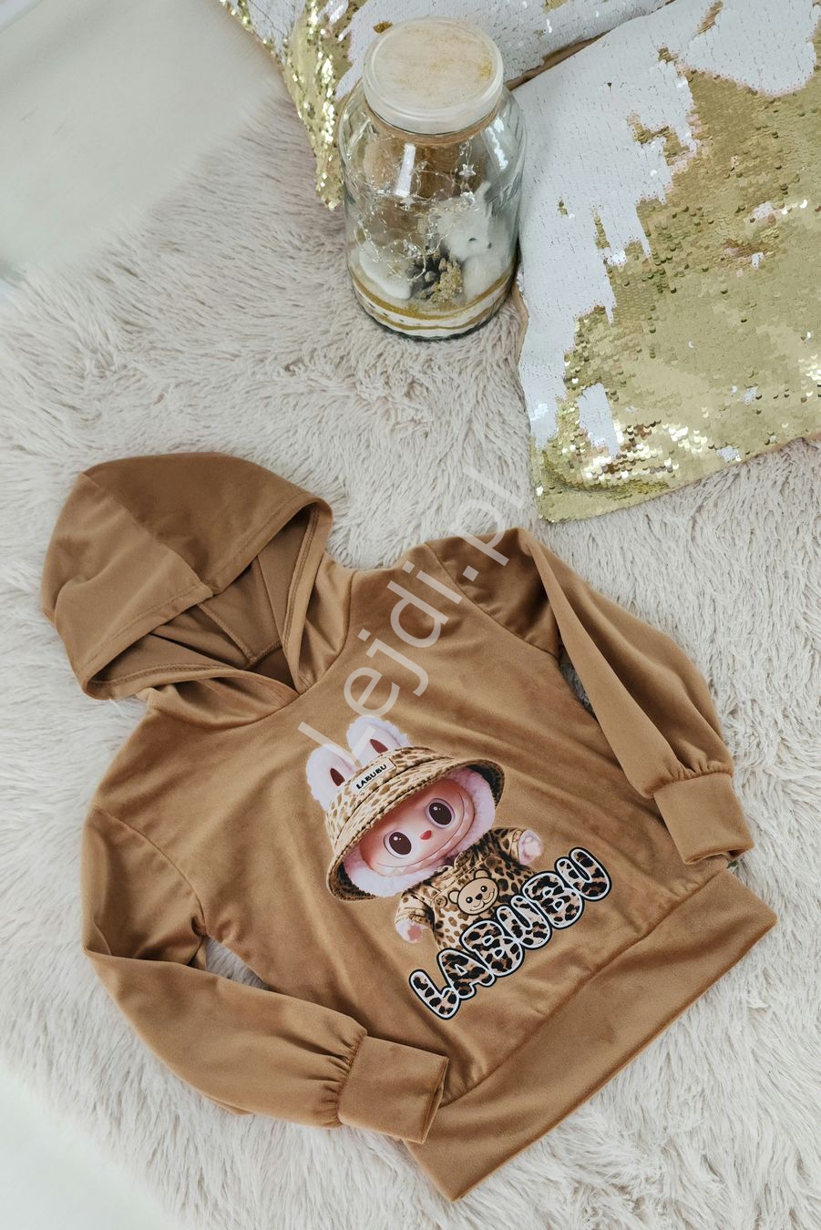 Bluza Labubu PANTERKA karmelowa