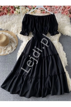 czarna sukienka
