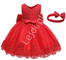 sukienka dla dziewczynki czerwona