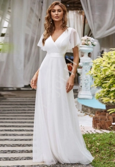 elegancka sukienka ślubna o wyszczuplającym kroju 7962Edycja Produktu: Elegancka su