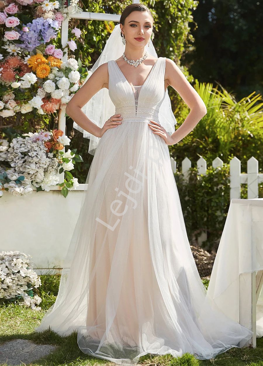  Fenomenalna suknia ślubna w kolorze ivory
