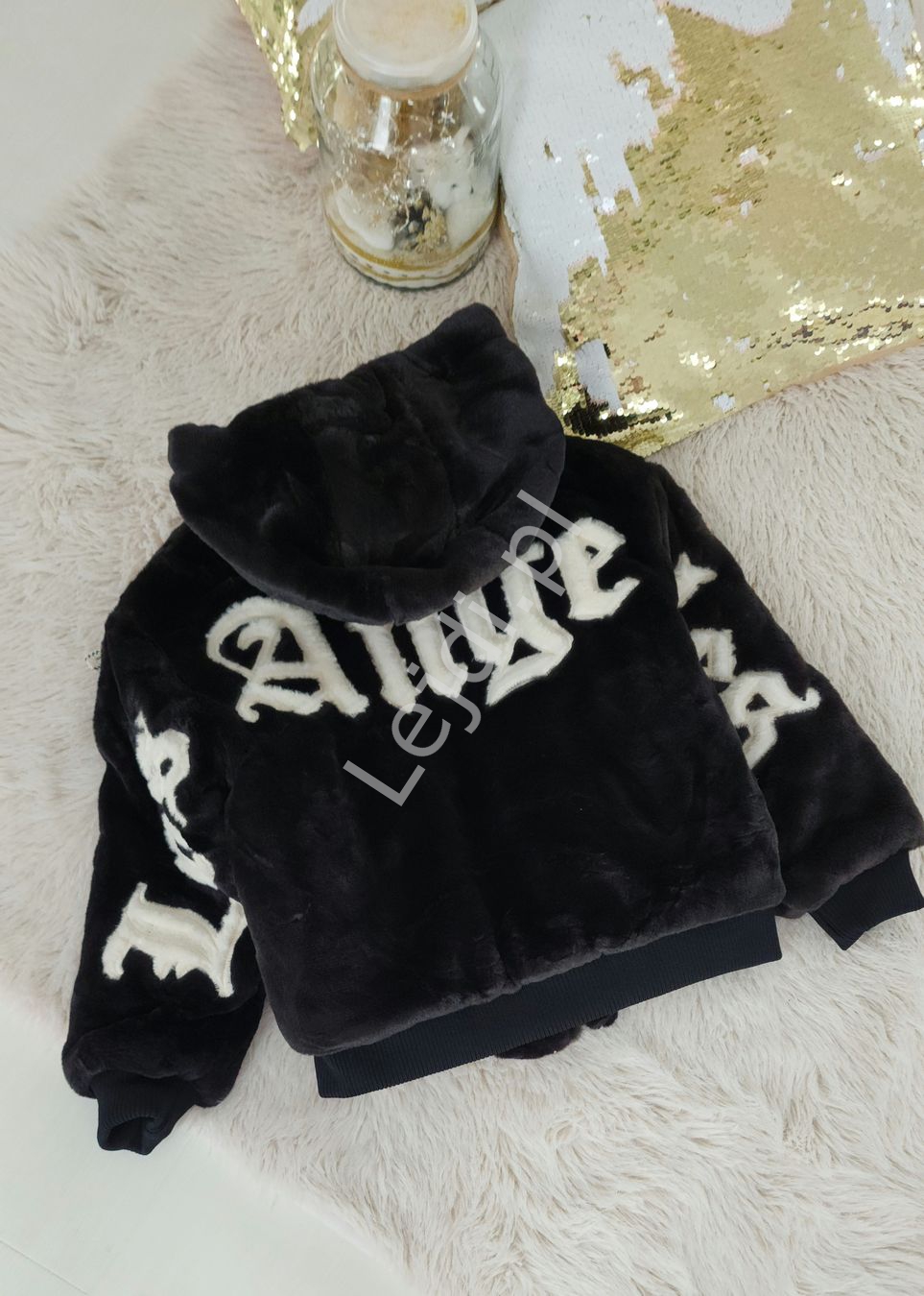 Futerkowa kurtka dziecięca Los Angeles