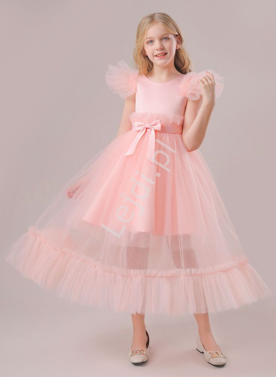 różowa sukienka dziecięca