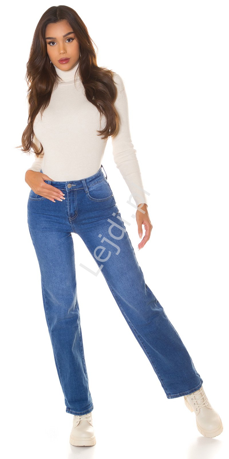 stylowe spodnie jeansowe