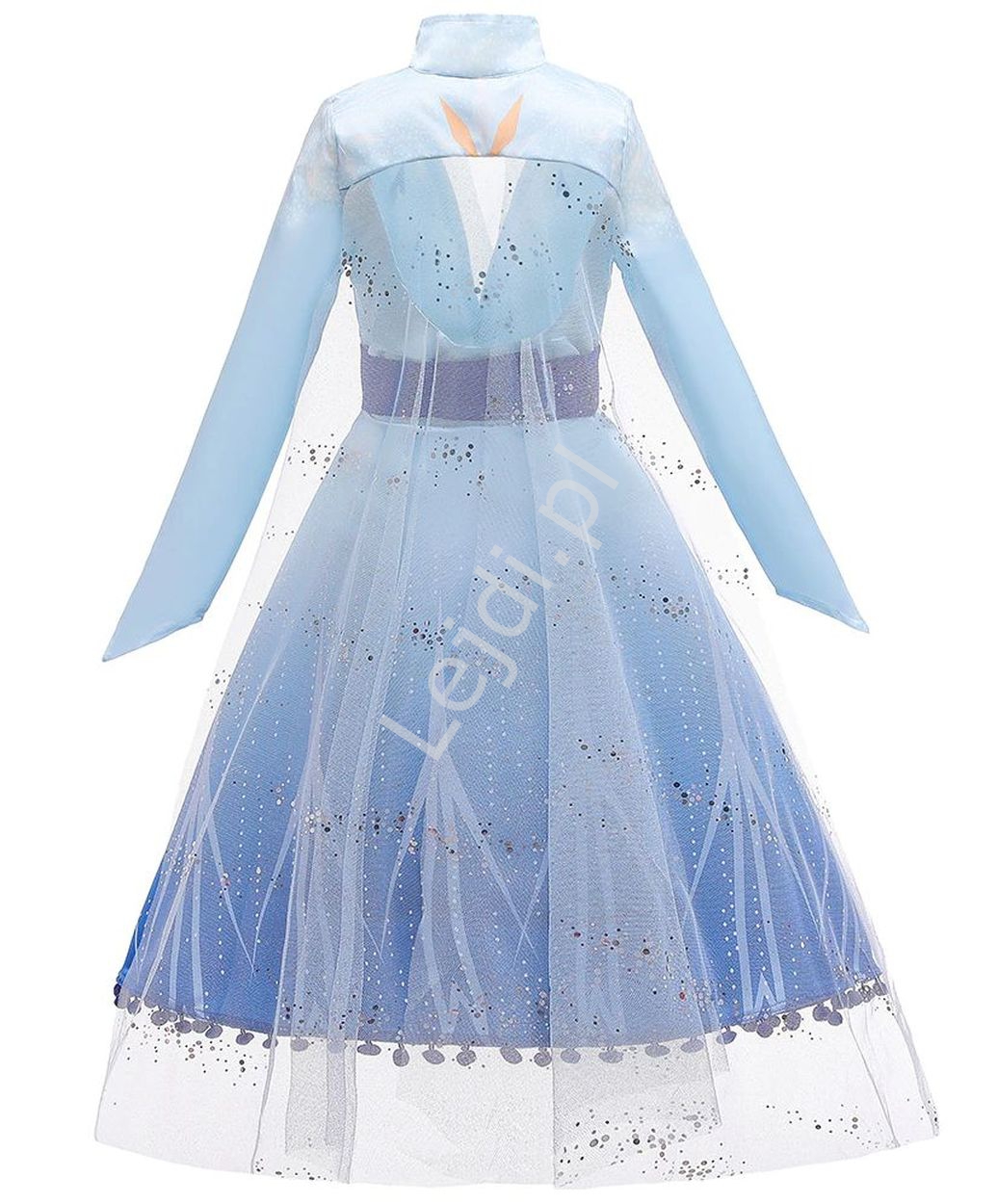 Kostium Frozen, 3 częściowy strój karnawałowy Elsa z Krainy Lodu