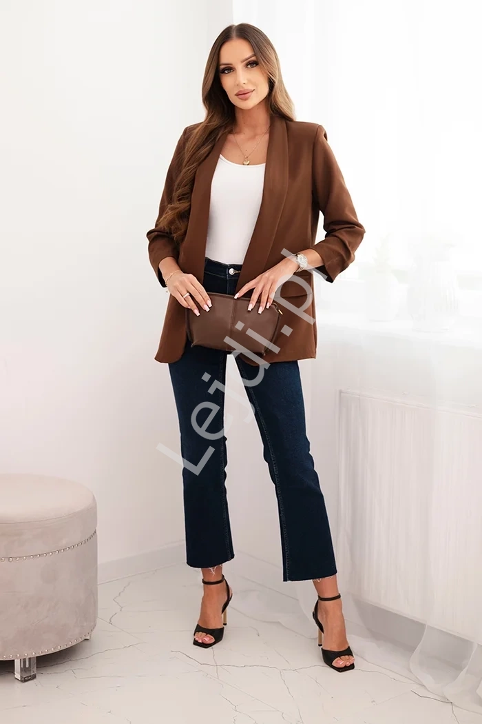 Marynarka z klapami elegancka 9165