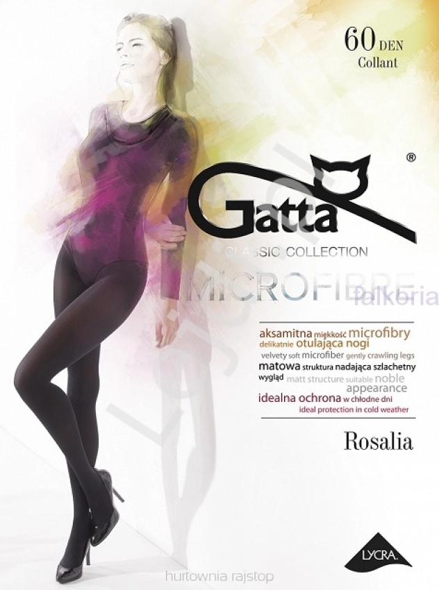 Rajstopy Gatta Rosalia Microfibra 60 den Plus Size