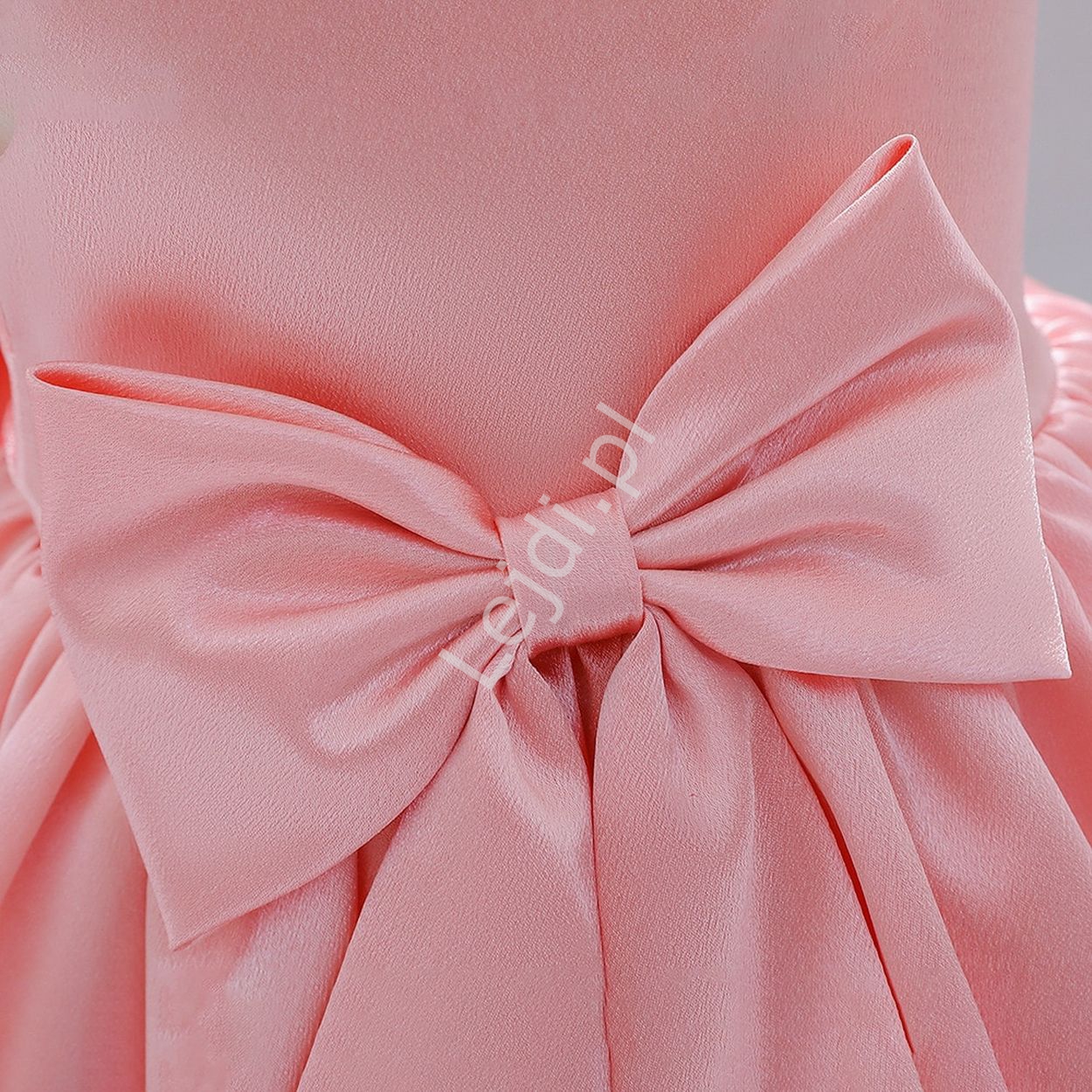 Różowa sukienka dla dziewczynki na wesele, na bal, świętaRóżowa sukienka dla dziewczynki na wesele, 