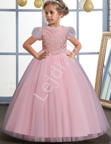 różowa sukienka dla dziewczynki