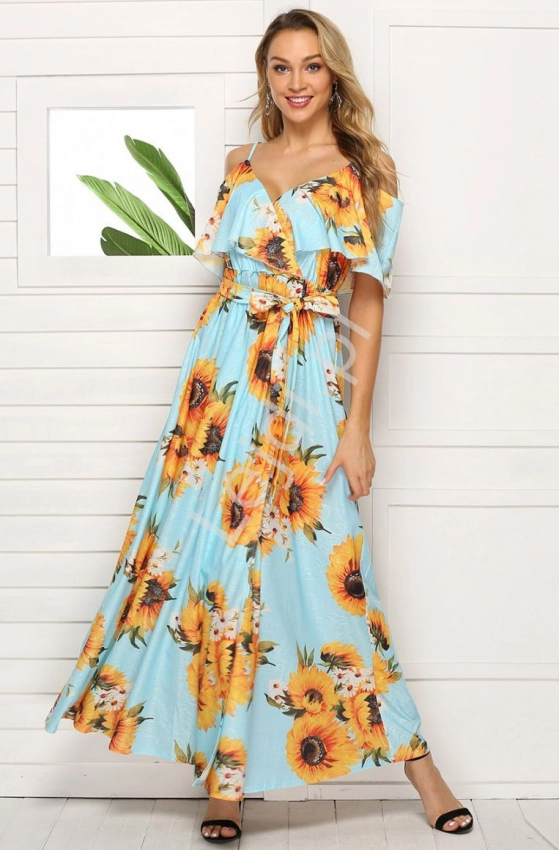 Sukienka ze słonecznikami