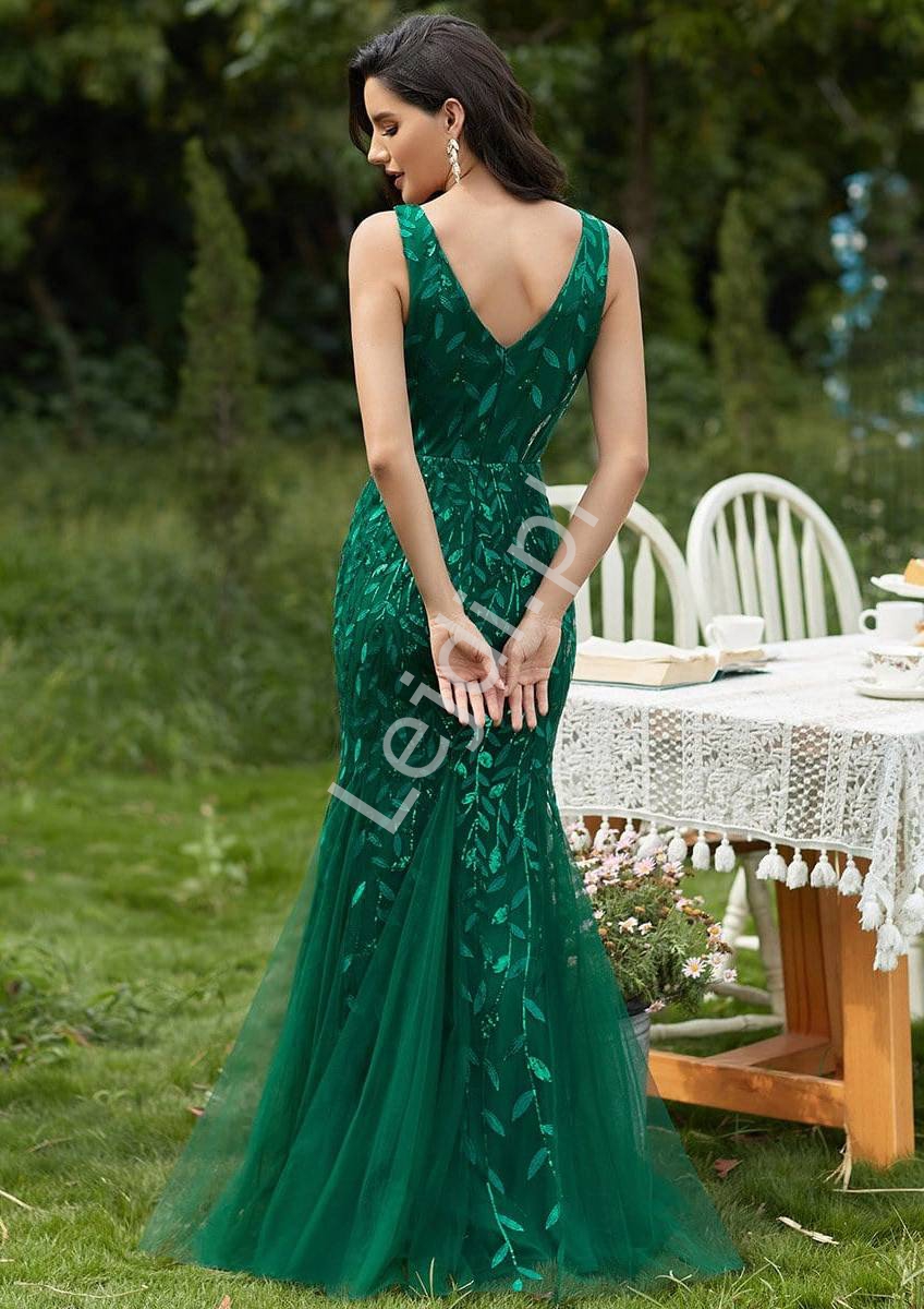 zielona sukienka na wesele
