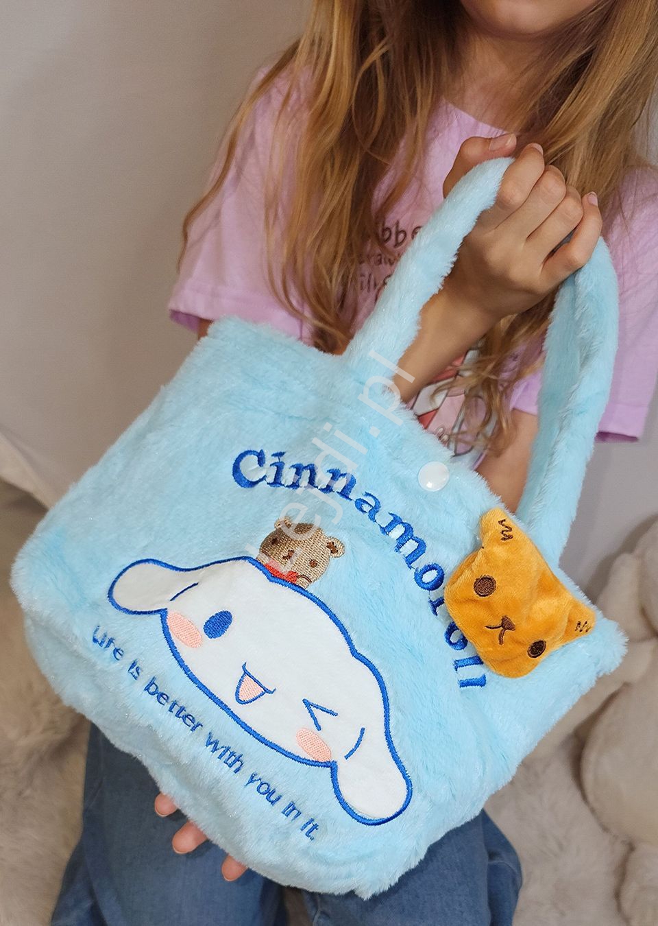 Torebka dla dziewczynki Cinamoroll błękitna