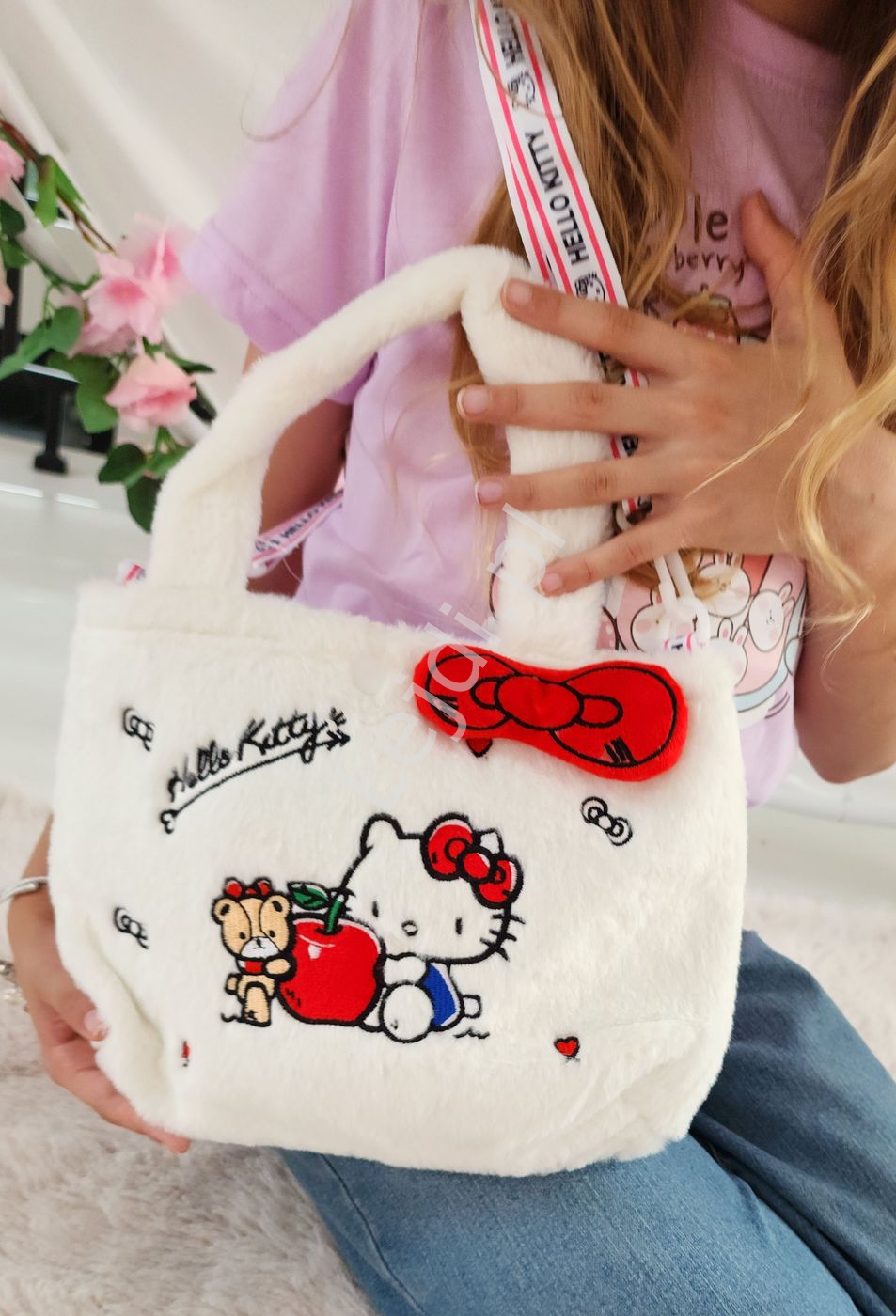 Torebka dla dziewczynki Hello Kitty z kokardą