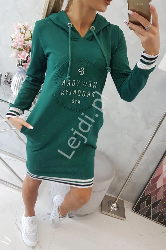 zielona sukienk sportowa