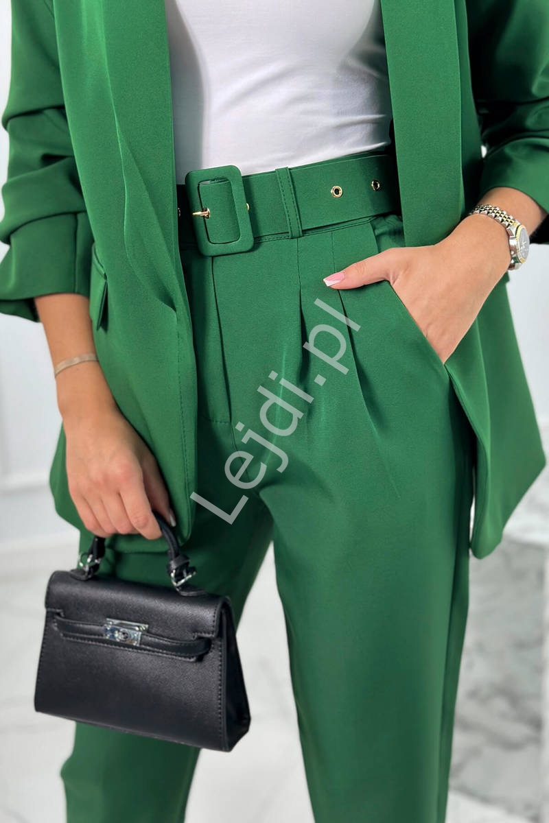 zielone spodnie damskie