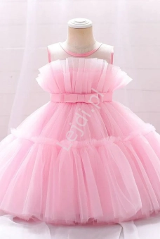 różowa sukienka dla dziewczynki na wesele